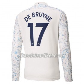 Manchester City Kevin De Bruyne 17 Ausweich Trikotsatz 2020/21 Langarm